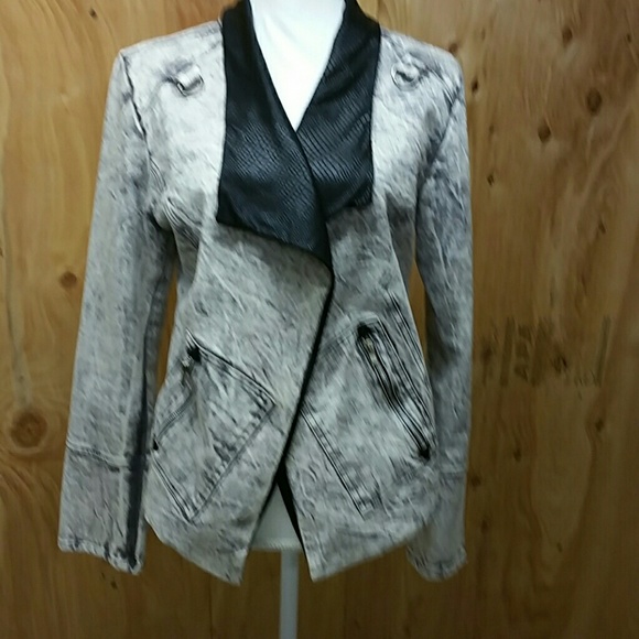 Ethereal Los Angeles grey denim jacket size L - Picture 2 of 7